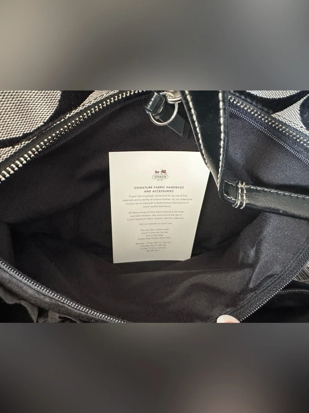 🖤 COACH F17443 Signature Stripe Multifunction Tote / Baby Diaper Bag 🖤